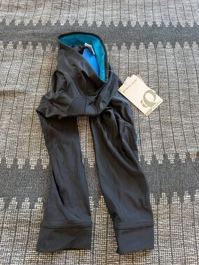 NEW PEARL IZUMI W Select Pursuit 3Qtr Tight, Black/Atomic Blue, X-Small